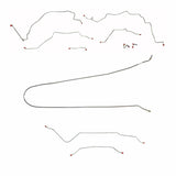 Complete Brake Line Kit for 1967-1970 Chevy C10 / GM C1500 Truck Power Brakes ABS 2WD short bed stainless steel