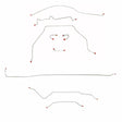 Complete Brake Line Kit for 1967-1970 Chevy C10 / GM C1500 Truck Power Brakes ABS 2WD short bed stainless steel