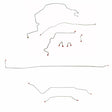 Complete Brake Line Kit for 1967-1970 Chevy C10 / GM C1500 Truck Power Brakes ABS 2WD short bed stainless steel