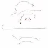 Complete Brake Line Kit for 1967-1970 Chevy C10 / GM C1500 Truck Power Brakes ABS 2WD short bed stainless steel