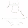 Complete Brake Line Kit for 1967-1970 Chevy C10 / GM C1500 Truck Standard Brakes ABS 2WD long bed stainless steel