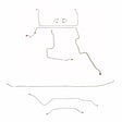 Complete Brake Line Kit for 1967-1970 Chevy C10 / GM C1500 Truck Standard Brakes ABS 2WD long bed stainless steel