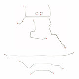 Complete Brake Line Kit for 1967-1970 Chevy C10 / GM C1500 Truck Standard Brakes ABS 2WD long bed stainless steel