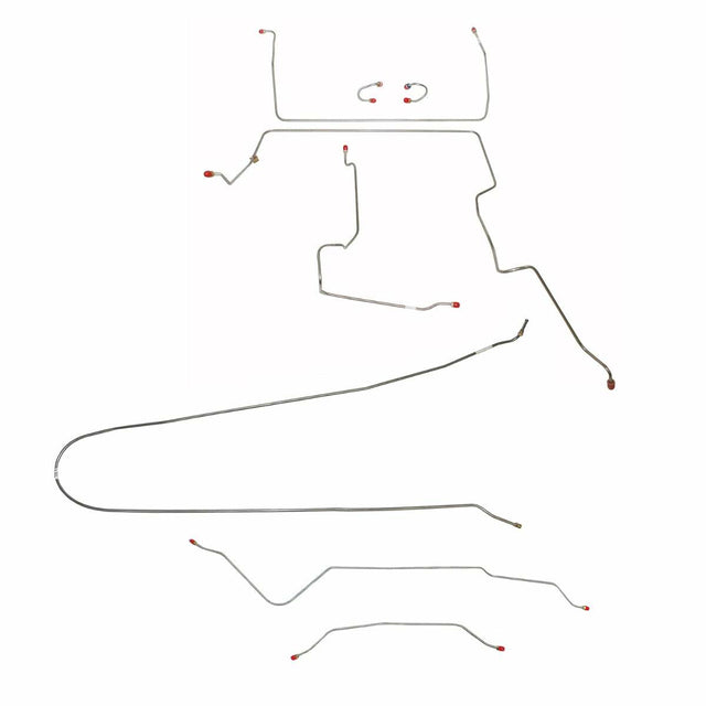 Complete Brake Line Kit for 1967-1970 Chevy C10 / GM C1500 Truck Standard Brakes ABS 2WD short bed stainless steel