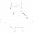 Complete Brake Line Kit for 1967-1970 Chevy C10 / GM C1500 Truck Standard Brakes ABS 2WD short bed stainless steel