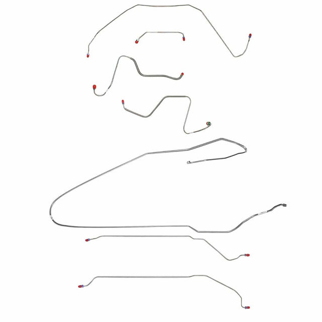Complete Brake Line Kit for 1967 Buick Skylark /GS w/ Manual Drum, Convertible Complete Brake ABS stainless steel