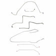 Complete Brake Line Kit for 1967 Buick Skylark / GS w/Power Drum, Convertible Complete Brake ABS stainless steel