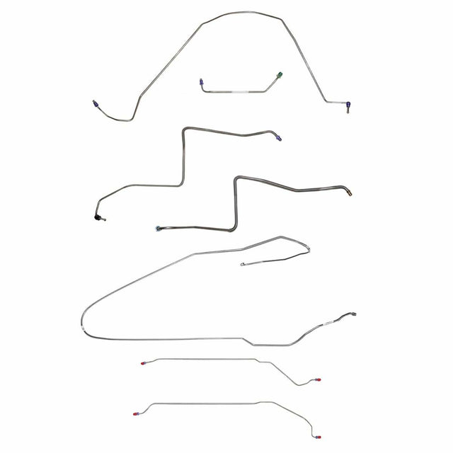 Complete Brake Line Kit for 1967 Buick Skylark / GS w/Power Drum, Convertible Complete Brake ABS stainless steel