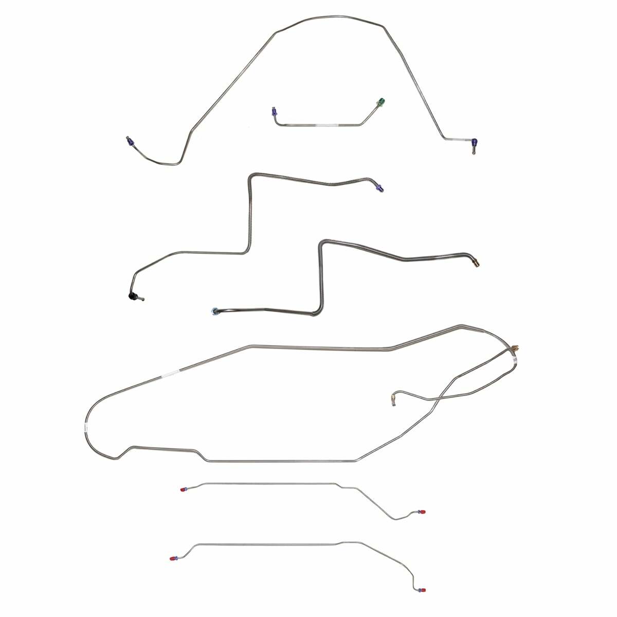 Brake Line for 1967 Buick Skylark / GS w/Power Drum, Hardtop Complete ABS stainless steel