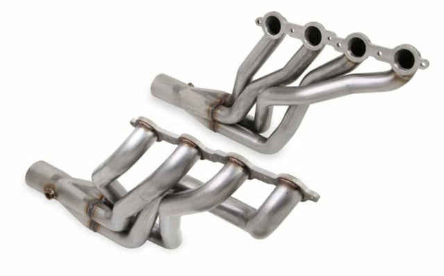 Hooker BlackHeart Fits 1968-1972 GM A-Body LS-Swap 1-7/8" X 3" Long Tube Header- S/S 70101318-RHKR for 1968-1972 Chevy El Camino black stainless steel long tube