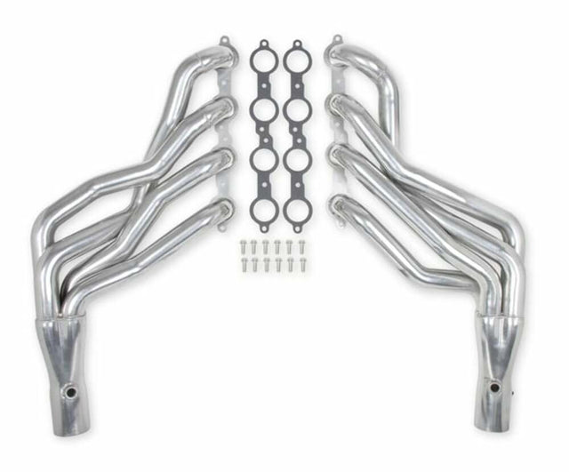 Hooker BlackHeart Fits 1968-72 GM A-Body LS Swap, 1-7/8 X 3" Long Tube Header-Silver 70101518-1HKR for 1968-1972 Chevy El Camino black ceramic coated long tube