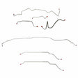 t Fits 1968 LeMans/GTO w/Manual Drum, Hardtop Complete Brake Line Kit; CBK0457SS Fine Lines