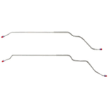t Fits 1968 LeMans/GTO w/Manual Drum, Hardtop Complete Brake Line Kit; CBK0457SS Fine Lines