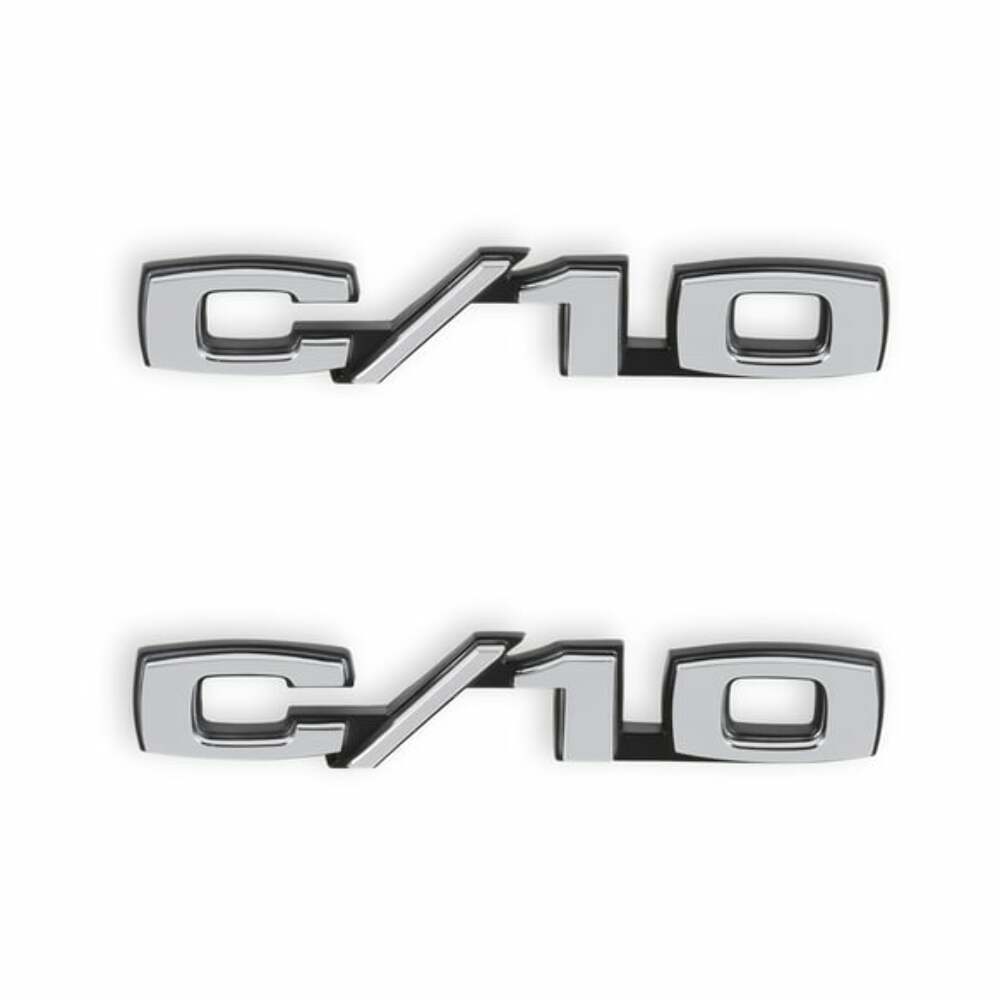 1969-1970 C/K Series Trucks; C/K Fender Badge Pair - C/10 04-580