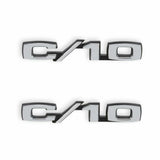 1969-1970 C/K Series Trucks; C/K Fender Badge Pair - C/10 04-580