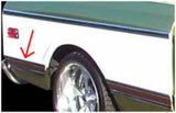 t Fits 1969-1972 Chevrolet Blazer; Bed Molding-Rear Of Wheel-Longbed-Black MFBL92L Brothers Trucks