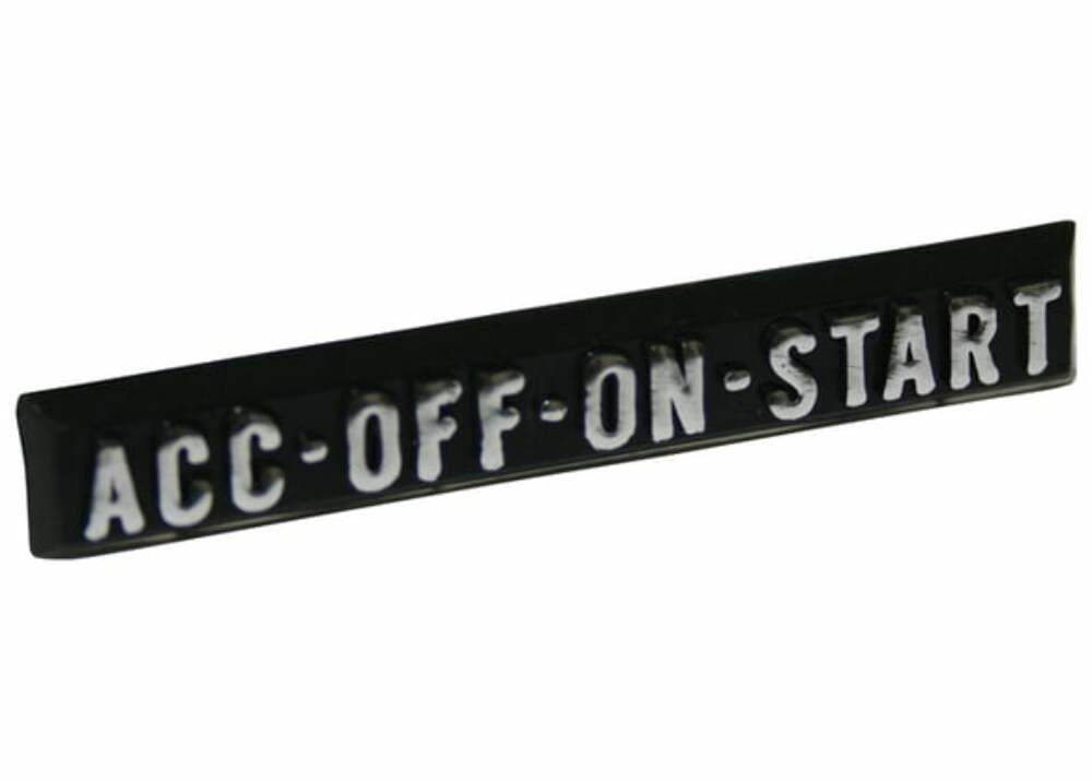 1969-1972 Chevrolet Blazer; Ignition Indicator BR10030