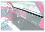 t Fits 1969-1972 Chevrolet Blazer; Interior Dash Pad PAD7200SADDLE Brothers Trucks