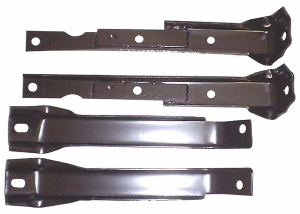 t Fits 1969-1972 Chevrolet Blazer; Rear Bumper Bracket Set-Leaf-Shortbed BRKT4WD-R Brothers Trucks