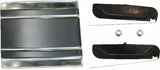 1969-1972 Chevrolet Trucks; Cab Lower Molding-Black-Left-69