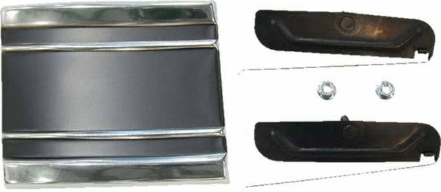 1969-1972 Chevrolet Trucks; Cab Lower Molding-Black-Left-69