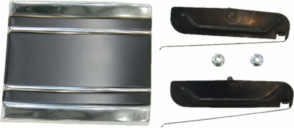 1969-1972 Chevrolet Trucks; Cab Lower Molding-Black-Right-69