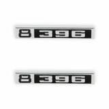 1969-1972 C/K Series Trucks; C/K Fender Badge Pair - 8/396 04-582
