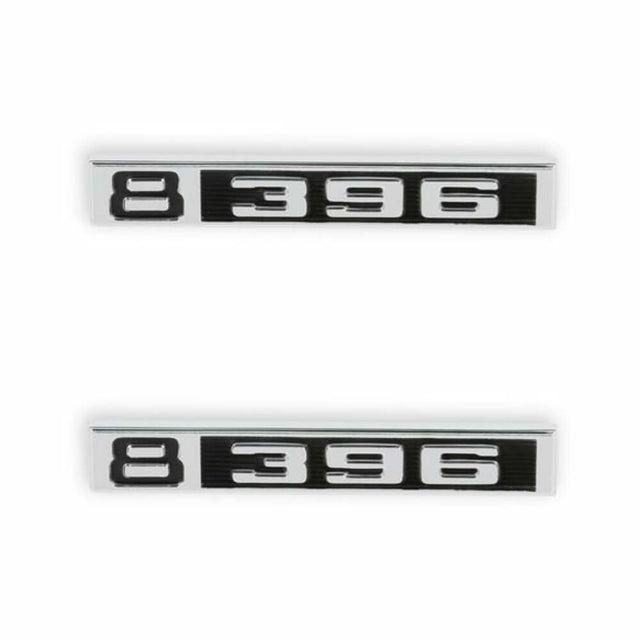 1969-1972 C/K Series Trucks; C/K Fender Badge Pair - 8/396 04-582