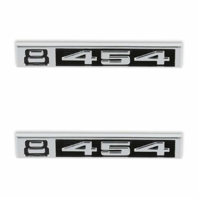 1969-1972 C/K Series Trucks; C/K Fender Badge Pair - 8/454 04-584