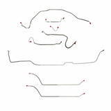 Complete Brake Line Kit for 1969 Chevy Malibu Hardtop w/ Manual Disc ABS disc brakes stainless steel
