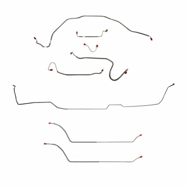 Complete Brake Line Kit for 1969 Chevy Malibu Hardtop w/ Manual Disc ABS disc brakes stainless steel
