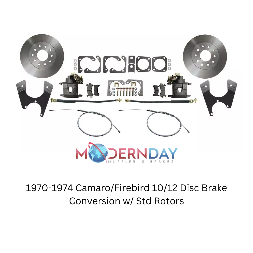 1970-1974 Camaro/Firebird 10/12 Disc Brake Conversion w/ Std Rotors DBK7074 Brakes MBM