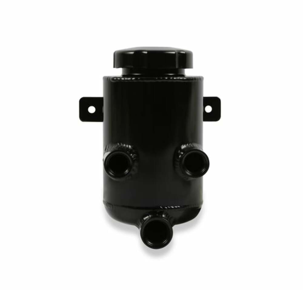 Hooker performance muffler black polished aluminum fits-1970-1974-dodge-challenger-power-steering-remote-reservoir-black-198-212