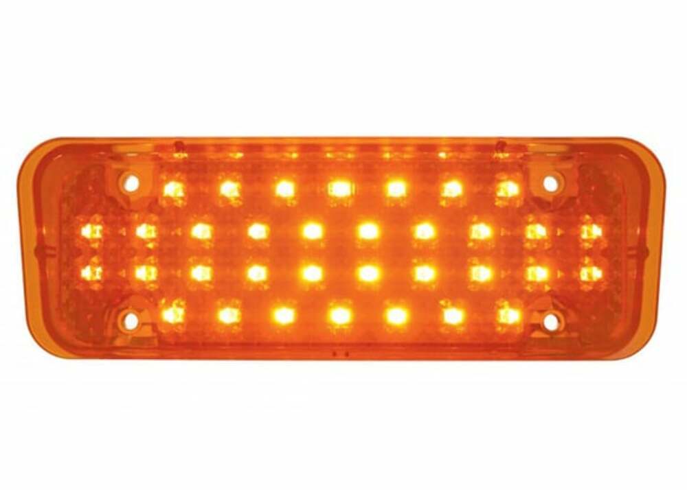 1971-1972 Chevrolet Blazer; Led Parklamp Assemblies - Amber PLLD72A