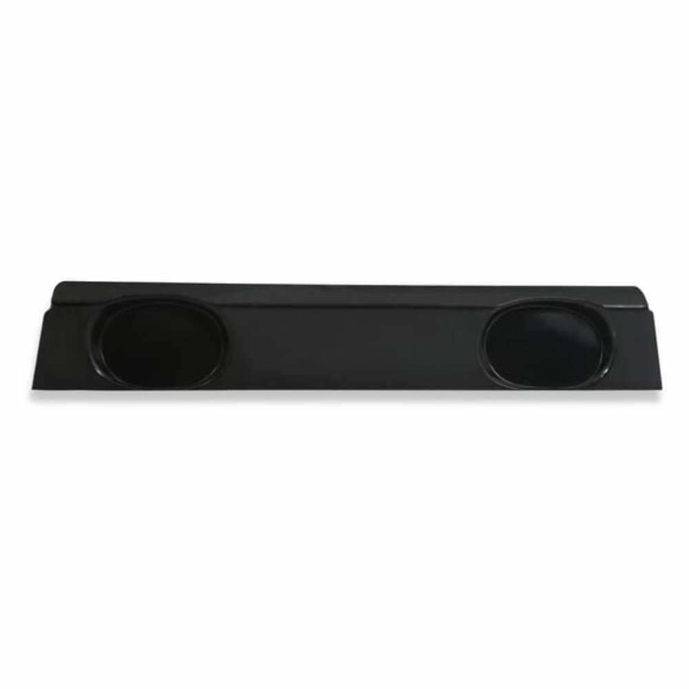 1971-1973 Ford Mustang Coupe package tray with 6x9 speaker pods factory style black ABS plastic D1ZZ-6546656-SP Scott Drake