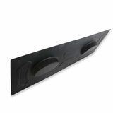 1971-1973 Ford Mustang Fastback package tray with 6x9 speaker pods factory style black ABS plastic D1ZZ-6346656-SP Scott Drake