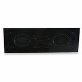 1971-1973 Ford Mustang Fastback package tray with 6x9 speaker pods factory style black ABS plastic D1ZZ-6346656-SP Scott Drake