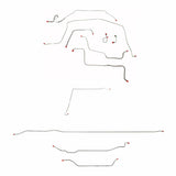 Complete Brake Line Kit for 1971-1972 Chevy C10 / GM C1500, , Power Brakes ABS 2WD short bed stainless steel