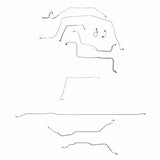 Complete Brake Line Kit for 1971-1972 Chevy C10 / GM C1500, , Power Brakes ABS 2WD short bed stainless steel