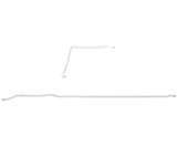 Replacement Line for 1971-1972 Chevy C10 / GM C1500, , Standard Brakes 2WD short bed