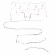 Complete Brake Line Kit for 1971-1972 Chevy K10 / GM K1500, , Power Brakes ABS 4WD short bed stainless steel