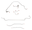 Complete Brake Line Kit for 1971-1973 Chevy Nova ABS disc brakes stainless steel