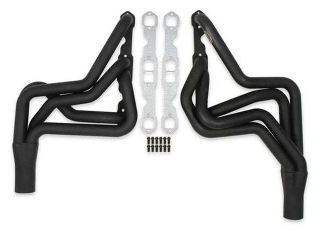 Hooker Fits 1973-1974 Monte Carlo, Tube Size 1-3/4", Stock Headers-Painted 2551HKR for 1973-1974 Chevy Firebird black long tube