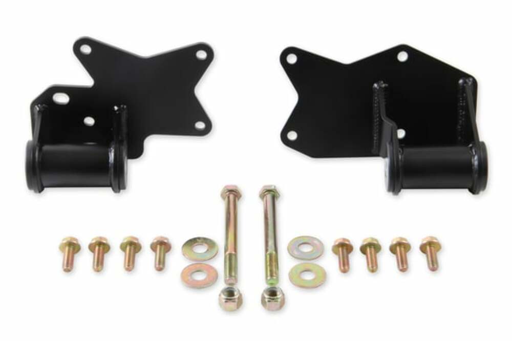 t Fits 1973-1976 Mopar A-Body w/ V8 K-member Engine Mount Brackets BHS571 Hooker BlackHeart