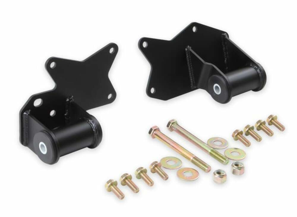 t Fits 1973-1976 Mopar A-Body w/ V8 K-member Engine Mount Brackets BHS571 Hooker BlackHeart