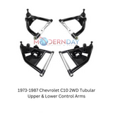 Fits 1973-1987 Chevrolet C10 2WD Tubular Upper & Lower Control Arms for 1973-1987 Chevy C10 steel black fits-1973-1987-chevrolet-c10-2wd-tubular-upper-lower-control-arms-lcauca7387