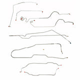 Complete Brake Line Kit for 1973-1980 Chevy C10 / GM C1500, , Power Brakes ABS 2WD short bed stainless steel