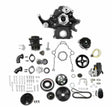 Hooker performance muffler black aluminum fits-1974-93-dodge-ramcharger-holley-mid-mount-complete-accessory-black-20-293bk
