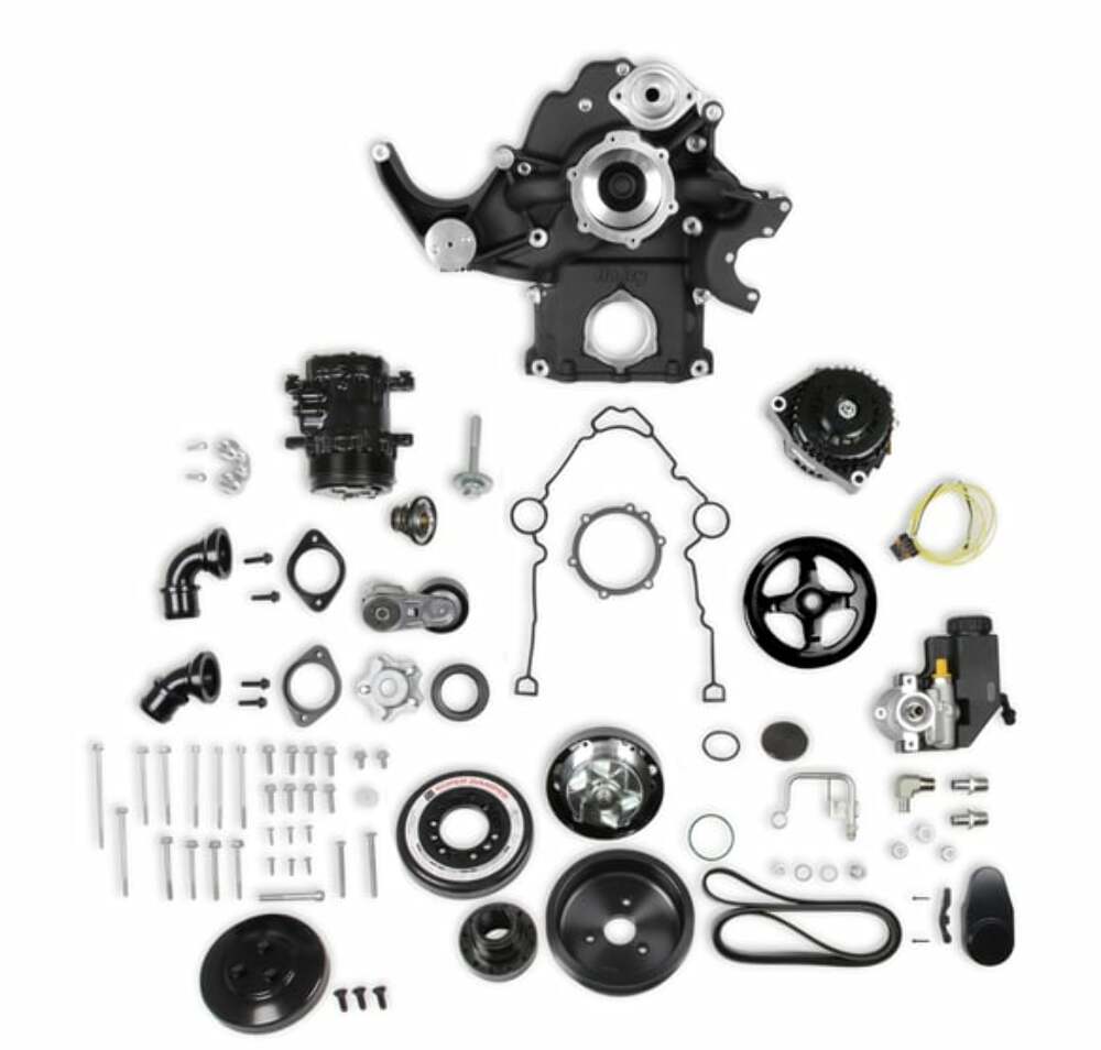 Hooker performance muffler black aluminum fits-1974-93-dodge-ramcharger-holley-mid-mount-complete-accessory-black-20-293bk