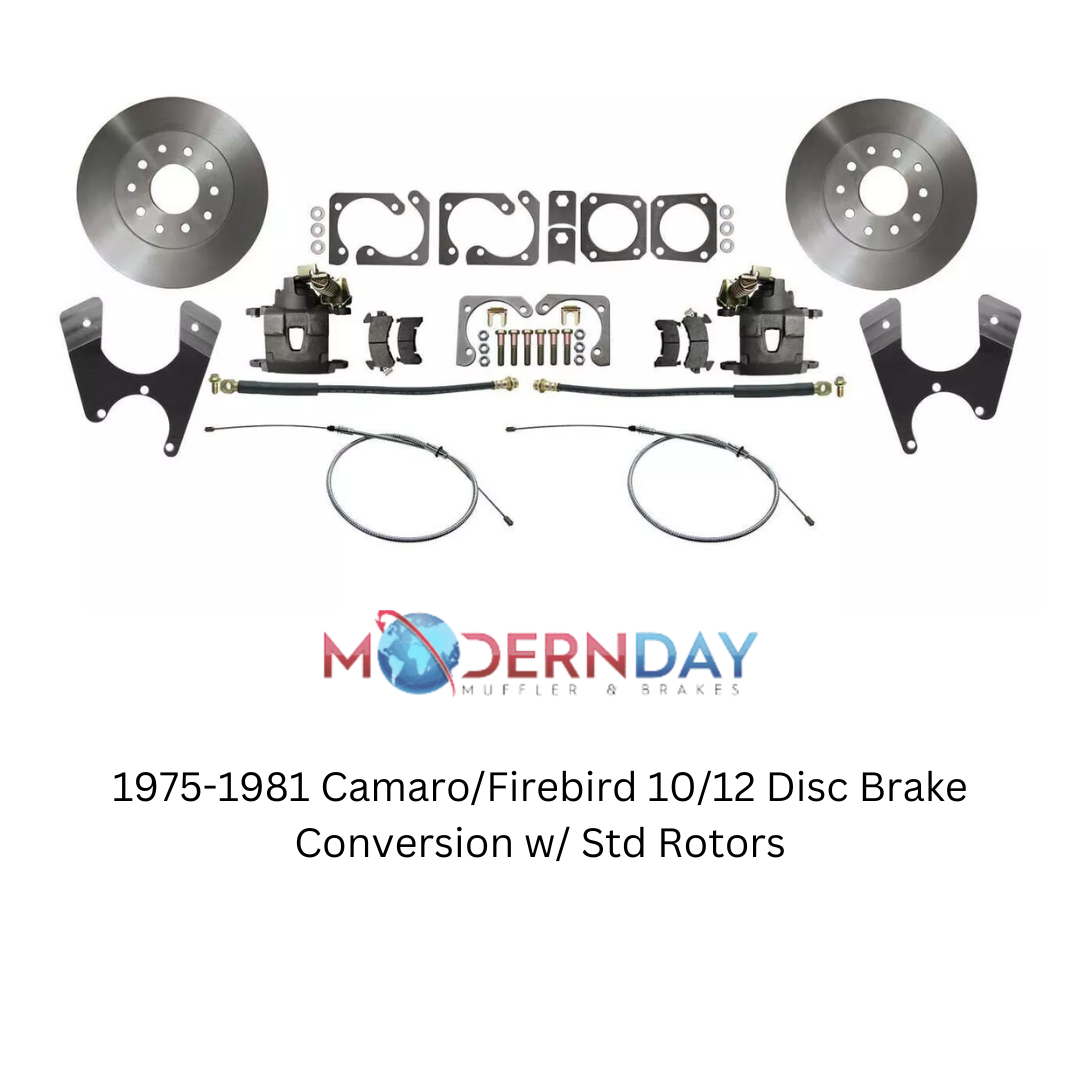 t Fits 1975-1981 Camaro/Firebird 10/12 Disc Brake Conversion w/ Std Rotors DBK7581 MBM Brakes